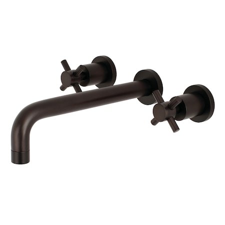 Kingston Brass Roman Tub Faucet, Oil Rubbed Bronze, Wall Mount KS8025DX