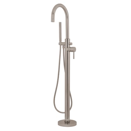 Kingston Brass Freestanding Tub Faucet, Brushed Nickel, Freestanding KS8158DL