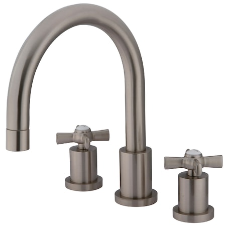 Kingston Brass Roman Tub Faucet, Brushed Nickel, Deck Mount KS8328ZX