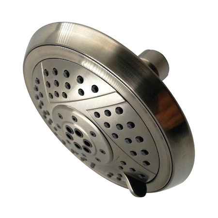 Kingston Brass Shower Head, Brushed Nickel, Wall Mount KX1558