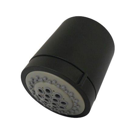 Kingston Brass Shower Head, Matte Black, Wall Mount KX8610