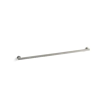 Kohler Purist Purist 48" Grab Bar, Brushed Nickel, 50-7/16" L, Metal, Brushed Nickel 11897-BN