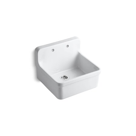 Kohler Gilford 24" X 22" X 9-1/2" Wall-Moun 1, 2, Farmhouse, Wall Mounted, Drop In, Vitreous China 12701-0