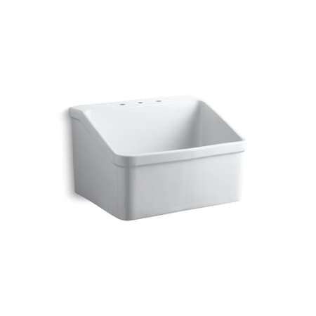 Kohler Hollister Utility Sink With Three-Ho 12794-0