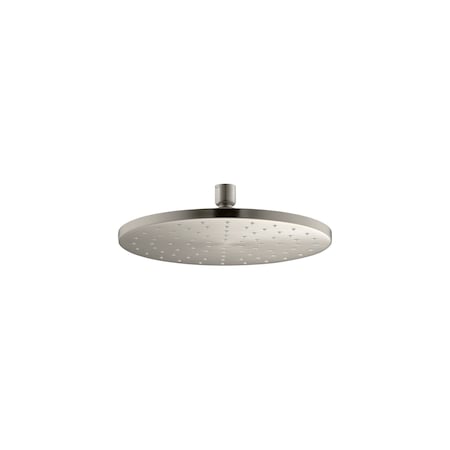 Contemporary Round 10" single-function rainhead, 2.5 gpm