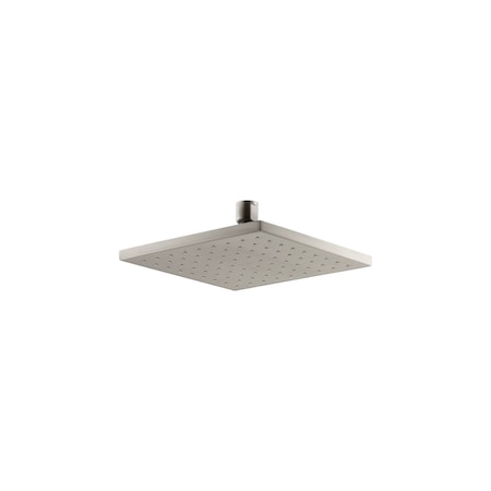 Contemporary Square 8" single-function rainhead, 2.5 gpm