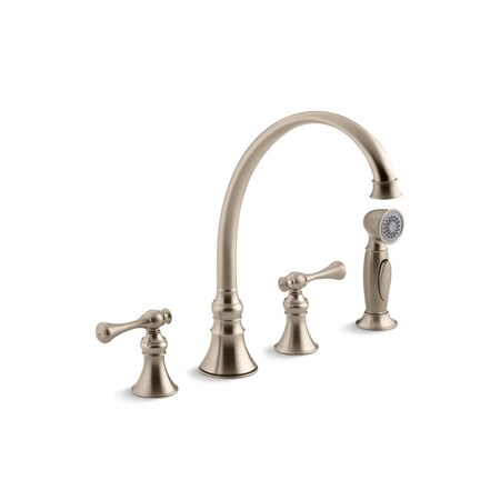 Kohler Revival Kitchen Sink Faucet With 9-3/ 16109-4A-BV