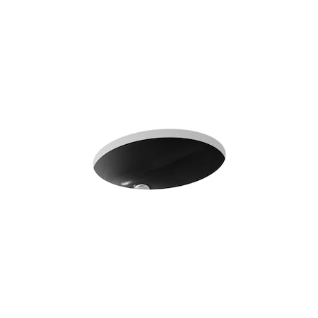 Kohler Caxton Oval 17" X 14" Under-Mount Bat 2210-7
