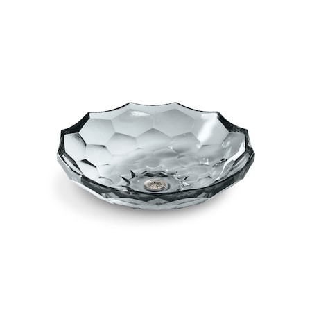 Kohler Briolette Vessel Faceted Glass Bathr 2373-B11