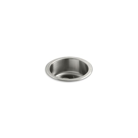 Kohler Undertone/Lyric 18-3/8" Diameter, Undermount Mount, 0 Hole, Stainless 3341-NA