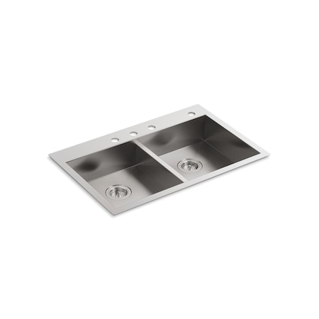 Kohler Vault 33" X 22" X 6-5/16" Double-Equ 3996-4-NA
