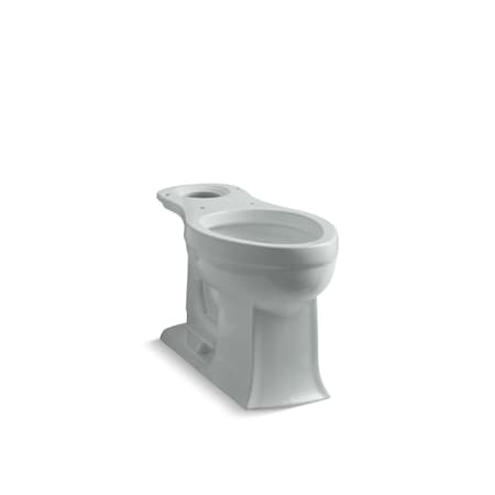 Kohler Archer Comfort Height Elongated Bo, Vitreous China, Ice Gray 4356-95