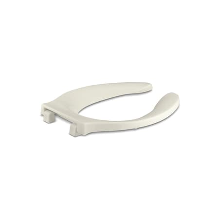 Kohler Stronghold Elongated Toilet Seat With, Plastic, Biscuit 4731-C-96