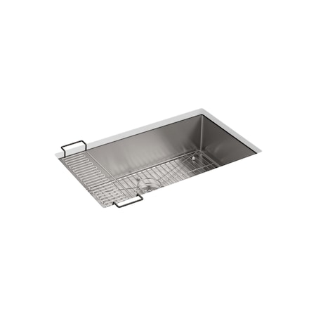 Kohler Strive 32" X 18-1/4" X 9-5/16" Under-, Undermount Mount, 0 Hole, Stainless 5285-NA