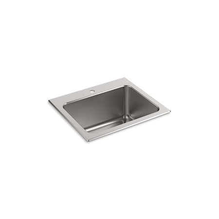 Kohler Ballad 25" X 22" X 11-5/8" Top-Mount 1, 1, Drop in, Stainless Steel 5798-1-NA