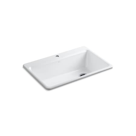 Kohler Riverby 33" X 22" X 9-5/8" Top-Mount 5871-1A2-0