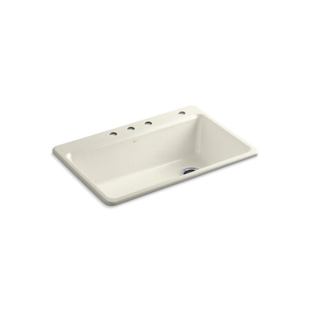 Kohler Riverby 33" X 22" X 9-5/8" Top-Mount 5871-4A2-96