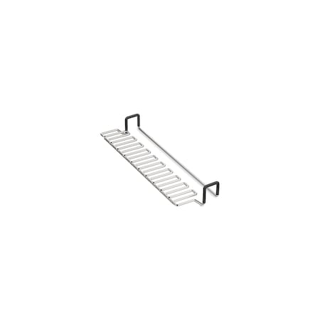 Kohler 6 in W x 16-1/2 in L x 3 in H, Stainless Steel, Saddle Utility Rack 6434-ST