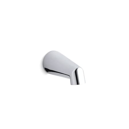 Kohler Standard 4-7/8" Non-Diverter Bath Spout 6854-CP
