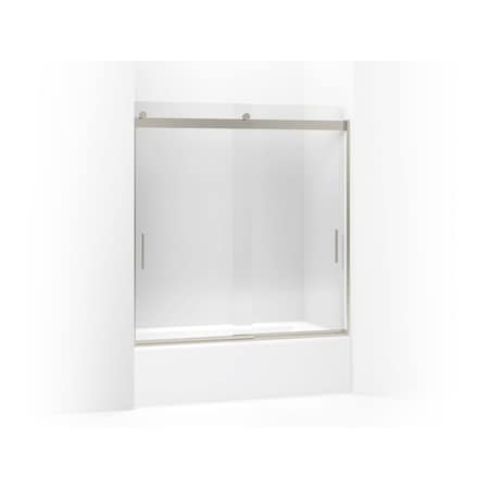 Kohler Levity(R) Sliding Bath Door, 62" H X 56-5/8 - 59-5/8" W, With 1/4" Thick Crystal Clear Glass And Blade Handles 706000-L-MX