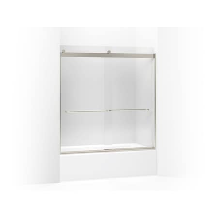 Kohler Levity(R) Sliding Bath Door, 62" H X 56-5/8" - 59-5/8" W, With 1/4" Thick Crystal Clear Glass And Towel Bars 706004-L-MX