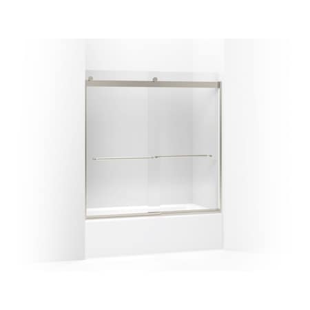 Kohler Levity(R) Sliding Bath Door, 59-3/4" H X 56-5/8 - 59-5/8" W, With 1/4" Thick Crystal Clear Glass And Towel Bars 706006-L-MX