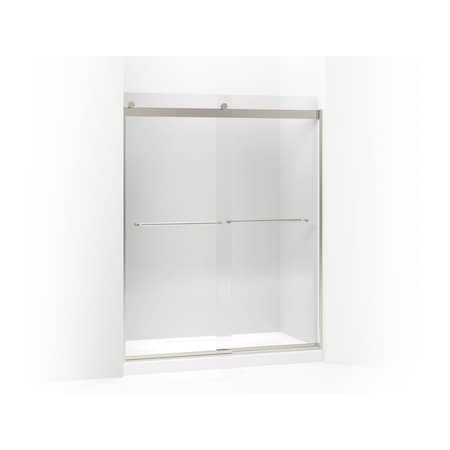 Kohler Levity(R) Sliding Shower Door, 74" H X 56-5/8 - 59-5/8" W, With 1/4" Crystal Clear Glass And Towel Bars 706015-L-MX