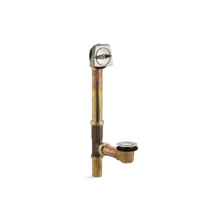 Kohler Tailpiece Adjustable Pop-Up Drain, 1-1/2" Pipe Dia., Brass 7160-TF-BN