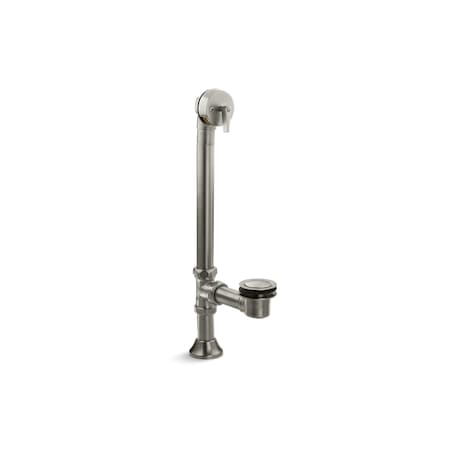 Kohler Decorative Bath Drain Adjustable Pop-up Drain, 1-1/2" Pipe Dia., Brass 7178-BN