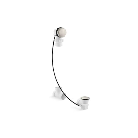 Kohler Clearflo Cable Bath Drain, Less Pvc Tubi 7214-BN