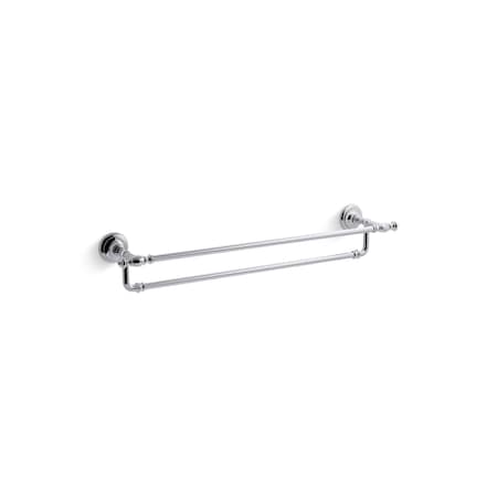 Kohler Artifacts 24" Double Towel Bar 72570-CP