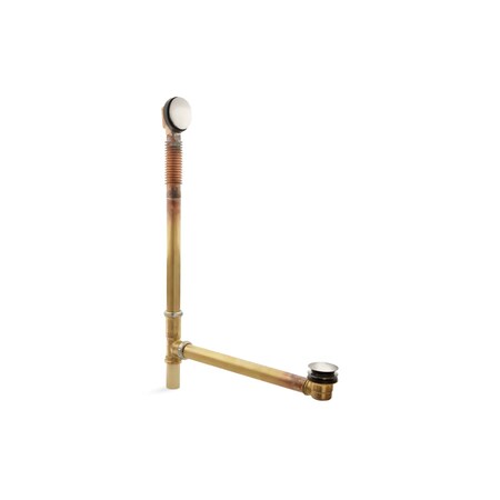 Kohler Clearflo Brass Toe Tap Bath Drain 7265-BN
