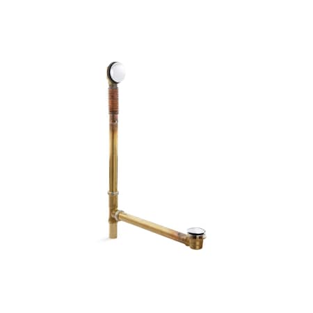 Kohler Clearflo Brass Toe Tap Bath Drain 7265-CP