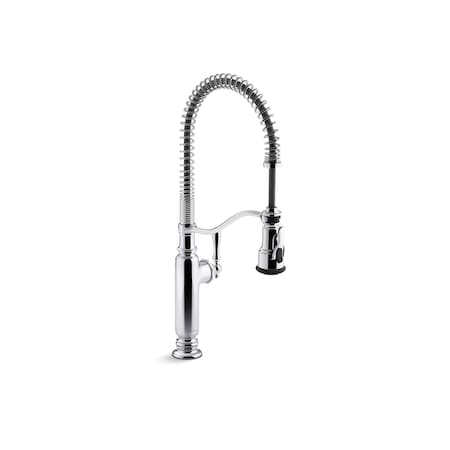 Kohler Tournant Semi-Professional Kitchen Si, Single Hole; Deck Mounted Mount, 1 Hole 77515-CP