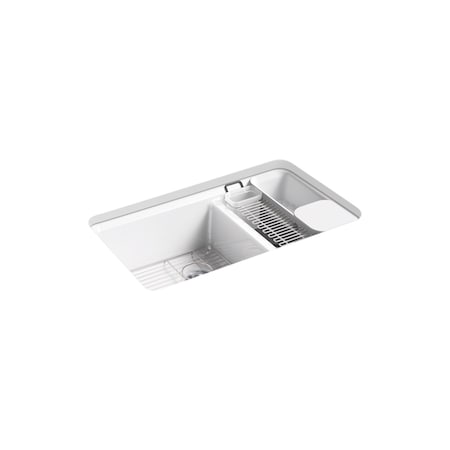 Kohler Riverby 33" X 22" X 9-5/8" Under-Moun 8669-5UA3-0