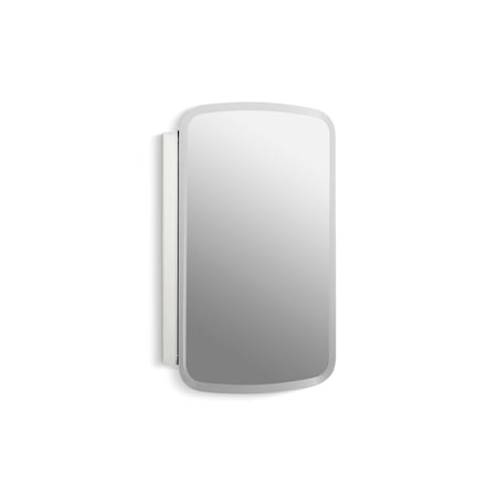 Kohler Bancroft(R) 20" W X 31" H Aluminum Single-Door Medicine Cabinet With Mirrored Door, Beveled Edges CB-CLC2031BAN