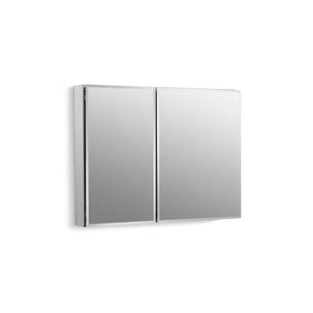 Kohler Aluminum Two-Door Medicine Cabinet With Mirrored Doors, Beveled Edges 35"Wx26"H CB-CLC3526FS