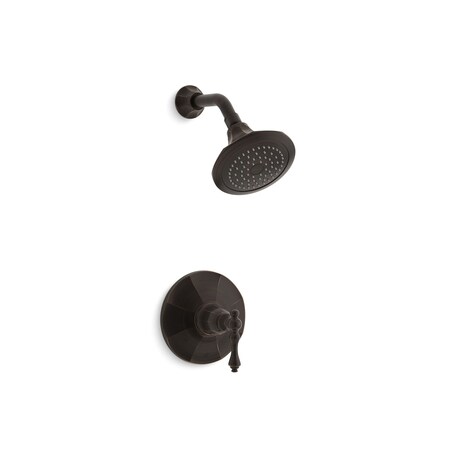 Kohler Kelston(R) Rite-Temp(R) Shower Valve Trim With Lever Handle And 2.5 Gpm Showerhead TS13493-4-2BZ