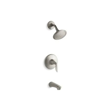 Kohler Refinia(R) Rite-Temp(R) Bath And Shower Valve Trim With Lever Handle, Spout And 2.5 Gpm Showerhead TS5318-4-BN
