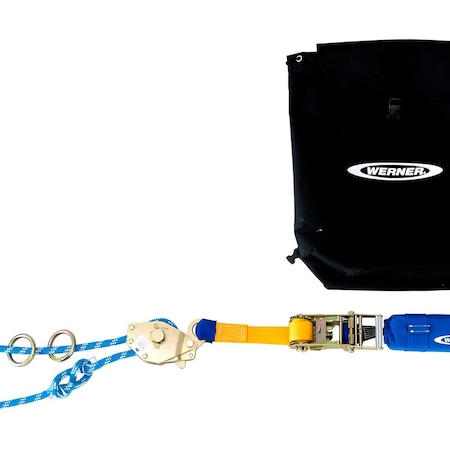 Werner L102100 100ft, 2-Man Rope Horizontal Life L102100