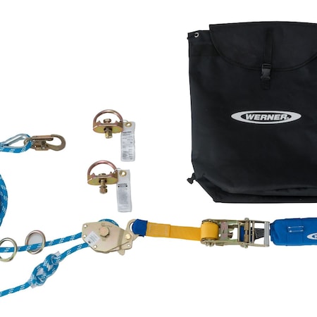 Werner L122060 60ft, 2-Man Rope Horizontal Lifel L122060