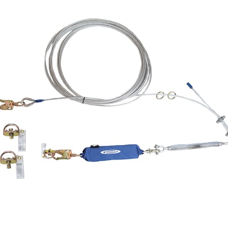 Werner L123060 60ft, 2-Man Cable Horizontal Life L123060