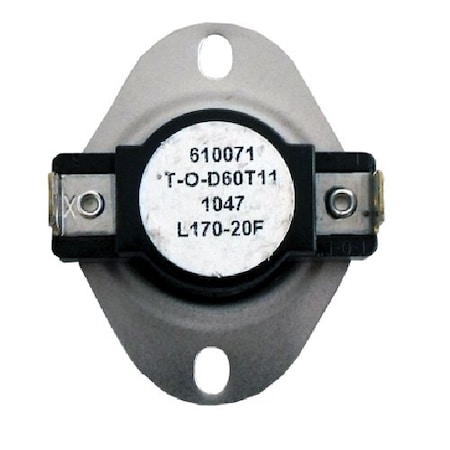 SUPCO Snap Disc Control, Limit, Opens 170F L170