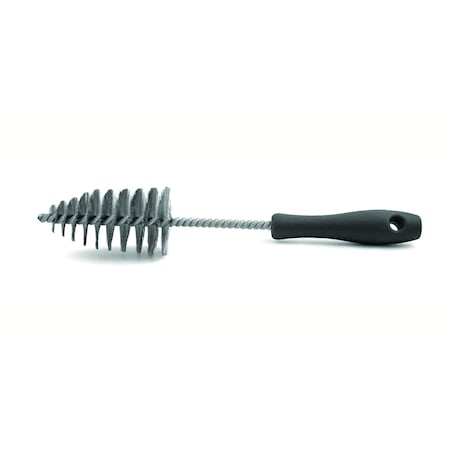 Brush Research L-1 Copper/Injector Cleaning Brush, 2.050" Major Diameter, SS, 12" OAL, Plastic Handle L1