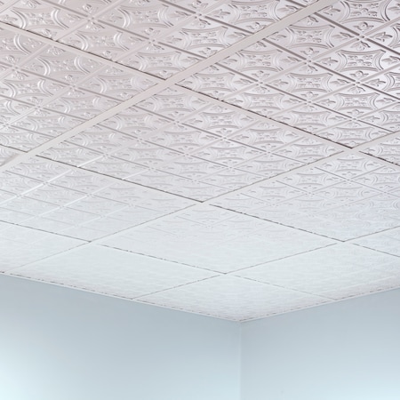 Fasade Traditional 1 2Ftx2Ft Lay In Ceilin, PK 5, 5 PK PL5001