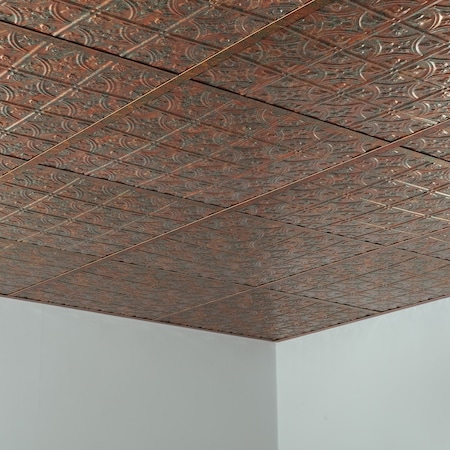 Fasade Traditional 1 2Ftx2Ft Lay In Ceilin, PK 5, 5 PK PL5011