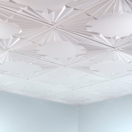 Fasade Art Deco 2Ftx2Ft Lay In Ceiling Til, PK 5, 5 PK PL5800