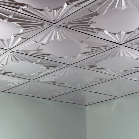 Fasade Art Deco 2Ftx2Ft Lay In Ceiling Til, PK 5, 5 PK PL5808