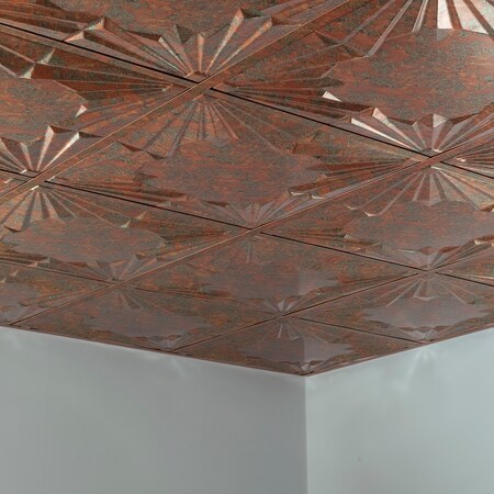 Fasade Art Deco 2Ftx2Ft Lay In Ceiling Til, PK 5, 5 PK PL5811