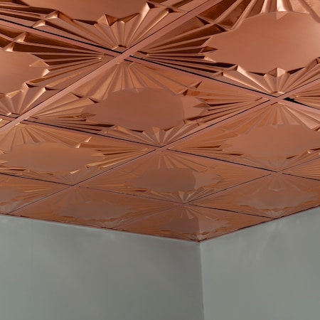 Fasade Art Deco 2Ftx2Ft Lay In Ceiling Til, PK 5, 5 PK PL5825